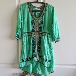Johnny Was Biya Embroidered Tunic